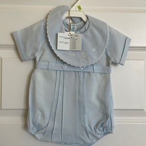 Felton brothers onesie- NWT. 6 months